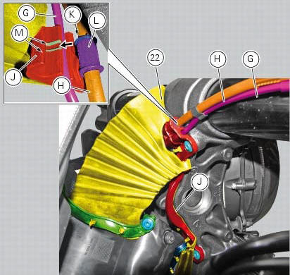 Refitting the steering head components