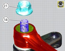 Reassembly of rear shock absorber - rocker arm - linkage assembly