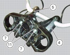 Disassembly of the steering head