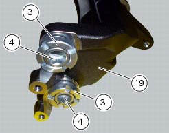 Refitting the shock absorber support