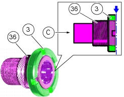 Refitting the shock absorber support