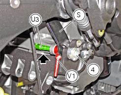 Refitting the shock absorber support