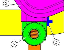 Refitting the clutch master cylinder assembly