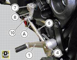 Refitting the gearchange mechanism