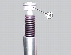 Reassembly of the front fork