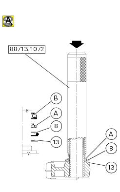 Refitting the steering head components