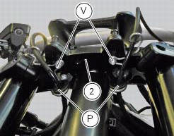 Removal of the steering head components