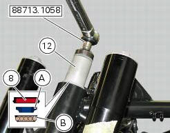 Removal of the steering head components