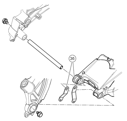 Refitting the swingarm