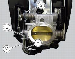 Removal the airbox and throttle body