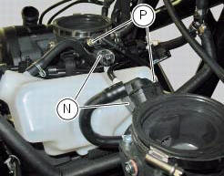 Removal of the fuel injectors