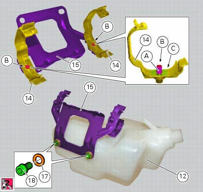 Refitting the expansion tank