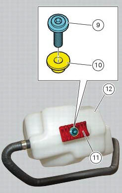 Refitting the expansion tank