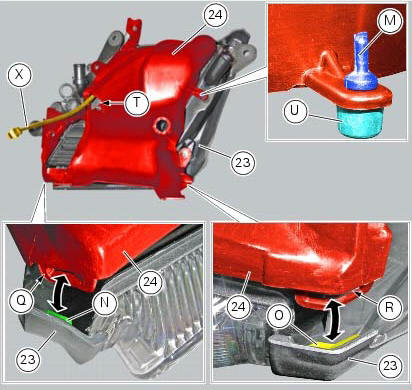 Reassembling the water radiator unit