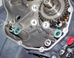 Refitting the oil pump