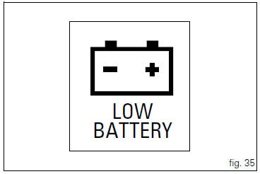 Low battery level