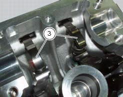 Removing the valve rocker arms