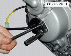 Refitting the timing belts