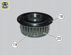 Refitting the flywheel-alternator assembly