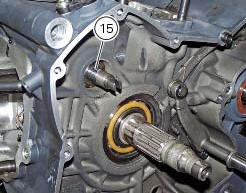 Removal of the timing gears