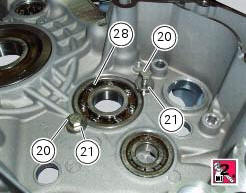 Overhauling the alternator-side crankcase half