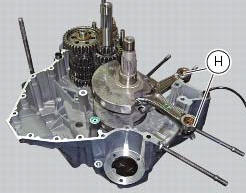Reassembly of the crankcase halves