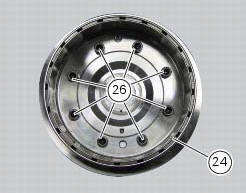 Disassembling the generator flywheel