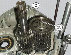 Removal of the gearbox assembly
