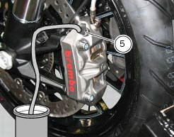 Changing the brake fluid