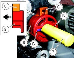Draining the clutch hydraulic circuit