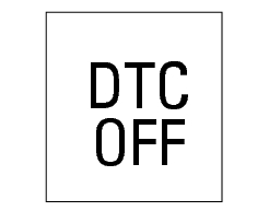 Traction control (dtc) deactivated