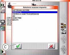 Deactivating the service indication on the dashboard