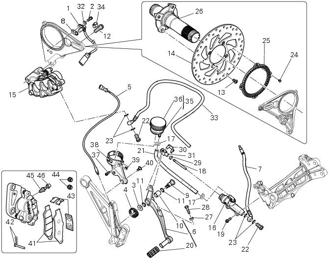 Rear brake