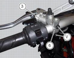 Removal of the clutch master cylinder assembly