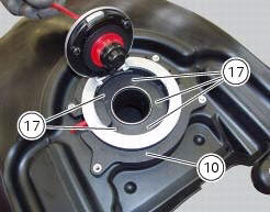 Refitting the filler cap