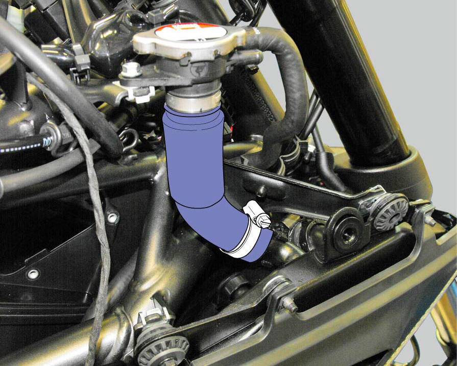 Positioning the cooling system tubes