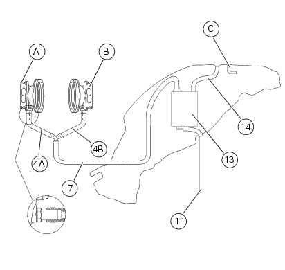 Evaporative emissions canister system (usa versions only)