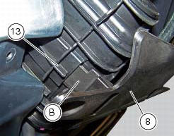 Removal of the evaporative emissions canister